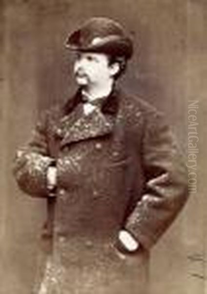 Portrait Of Ludwig Ii Oil Painting by Albert Joseph