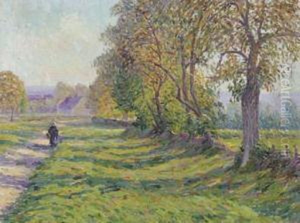 Printemps En Bougogne Oil Painting by Albert Joseph