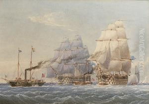 Queen Victoria, In The Royal 
Yacht 