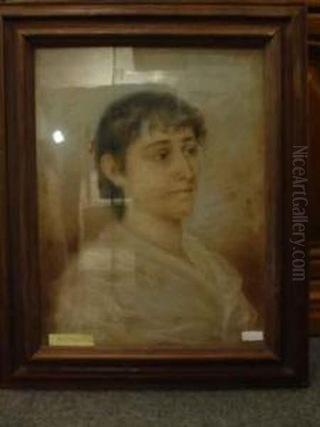 Frauenportrait Oil Painting by Albert Kappis