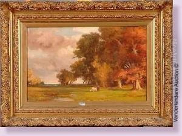 Paysage D'automne Oil Painting by Eugen Karpathy