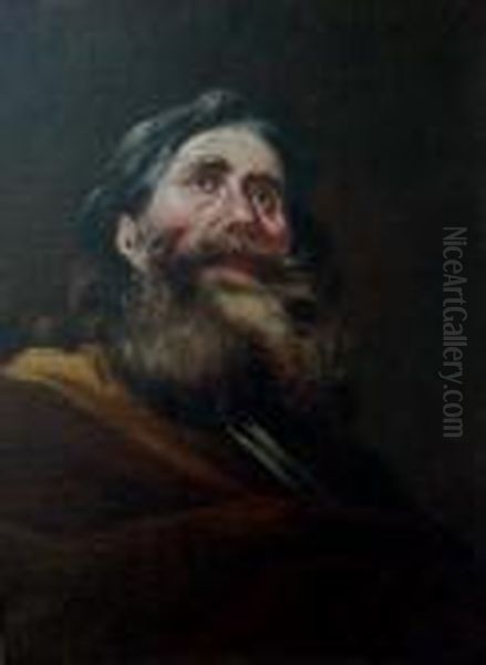 Ritratto Maschile Oil Painting by Bernhard Keil, Monsu Bernardo