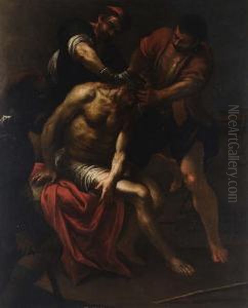 Incoronazione Di Spine Oil Painting by Bernhard Keil, Monsu Bernardo