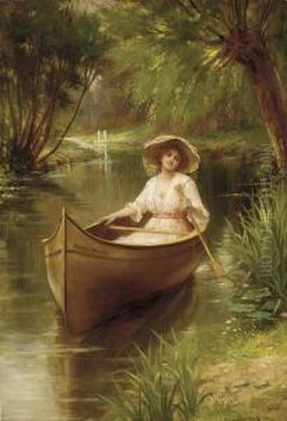 The Water Nymph Oil Painting by Sydney Percy Kendrick