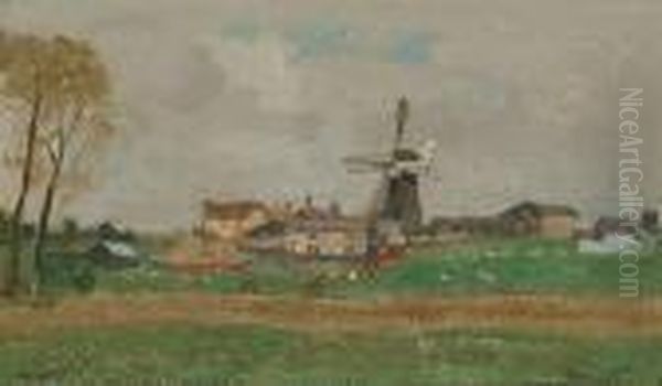 Views Of Sandwich Oil Painting by James Kerr-Lawson