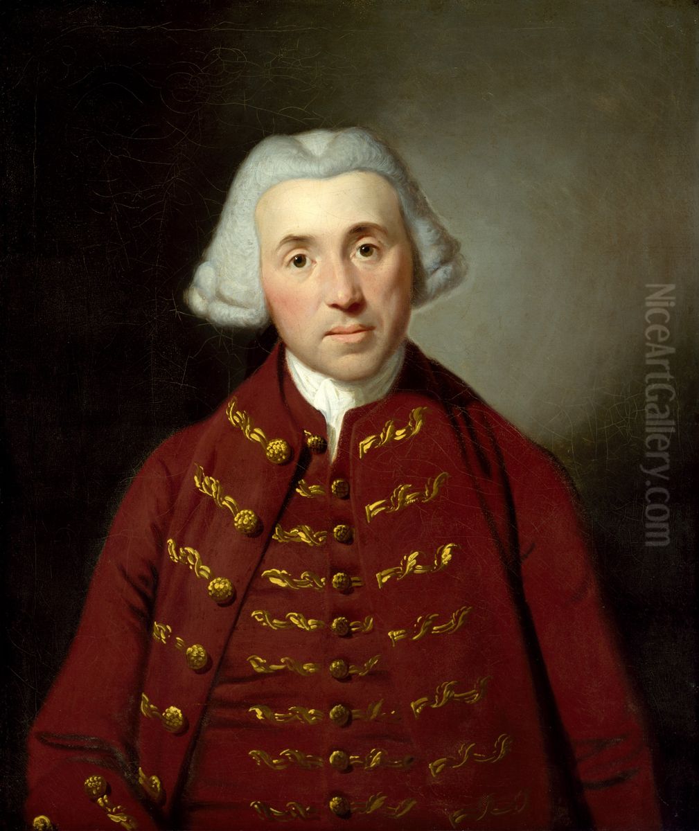 Portrait Of A Man Oil Painting by Tilly Kettle