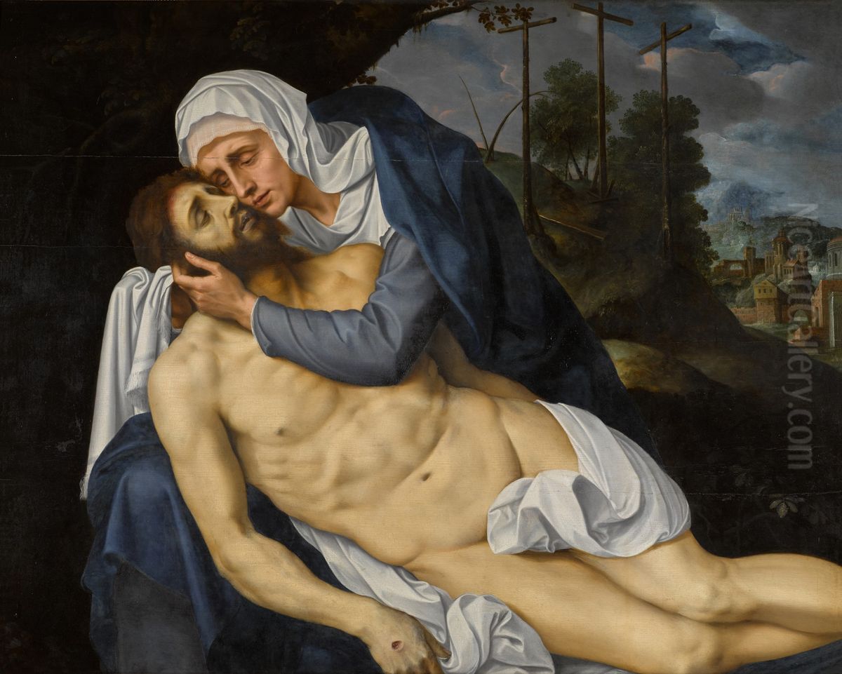 Pieta Oil Painting by Willem Adriaensz Key