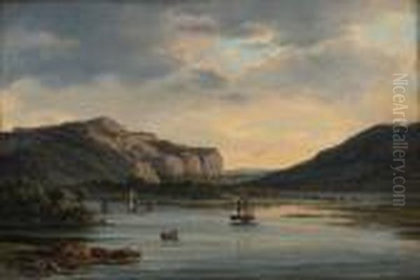 Svenska Landskapsmotiv Oil Painting by Frederik Kiaerskou