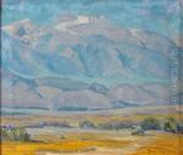 View Of The High Sierras Oil Painting by Aaron Edward Kilpatrick
