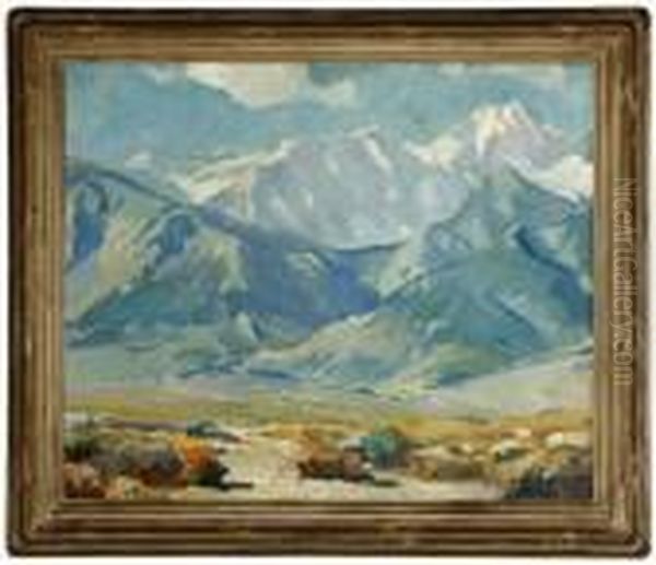 Mountain Landscape Oil Painting by Aaron Edward Kilpatrick