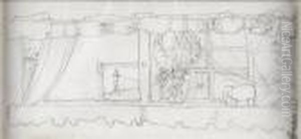 Design For A Nursery Window Oil Painting by Jessie Marion King