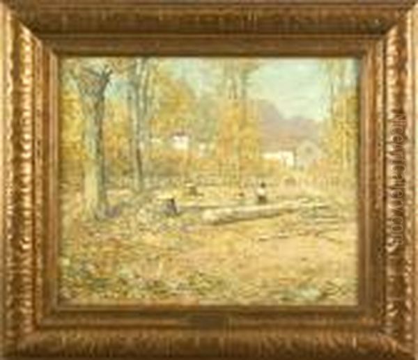 Indian Summer Oil Painting by Paul King