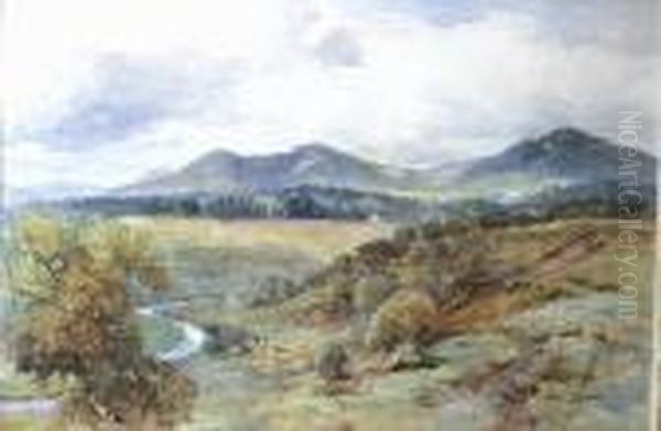 Near Penicuik Oil Painting by James Scott Kinnear
