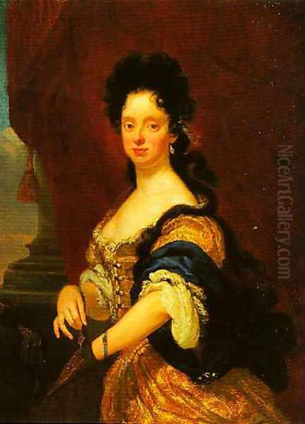 Anna Maria Luisa de Medici Oil Painting by Niccolo Cassana