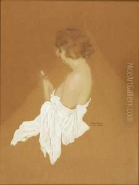 Fanny Brice: Ziegfeld Follies Century Girl Oil Painting by Raphael Kirchner