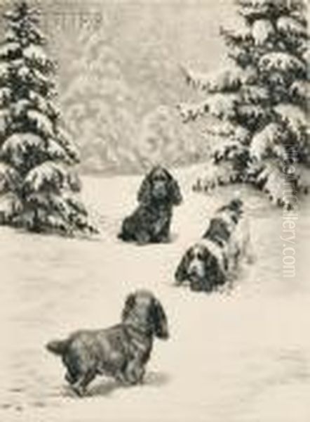 When Winter Comes Oil Painting by Marguerite Kirmse