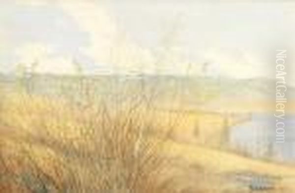 Fra Lauvlia, Sigdal Oil Painting by Theodor Severin Kittelsen