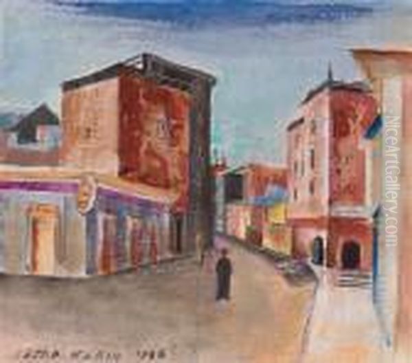 Capodistira, Istrien Oil Painting by Cesar Klein