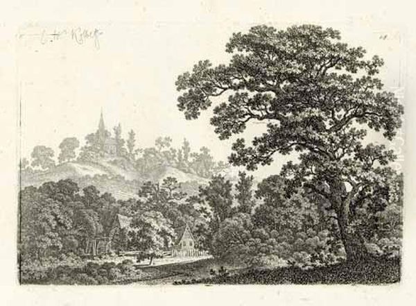 Untitled Oil Painting by Carl Wilhelm Kolbe