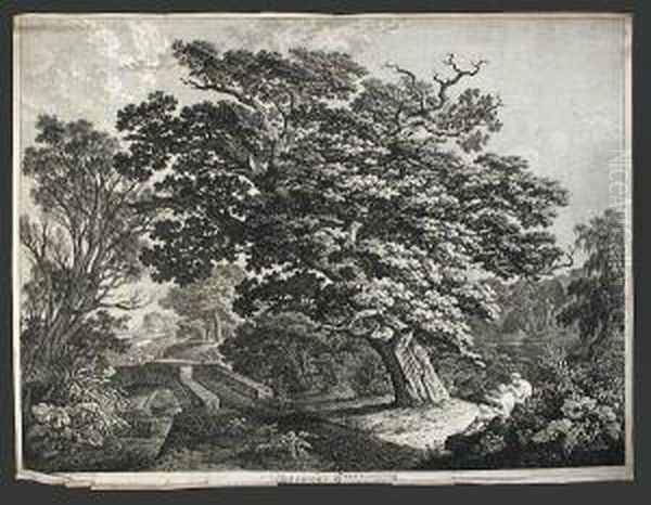 Palamons Eiche Oil Painting by Carl Wilhelm Kolbe