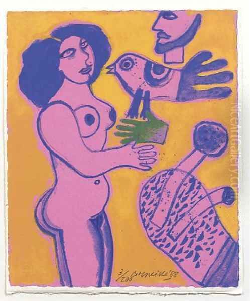 Untitled 2 Oil Painting by Michel des Gobelins Corneille