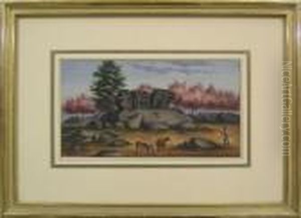 Hopewell Oil Painting by Kollner, Augustus