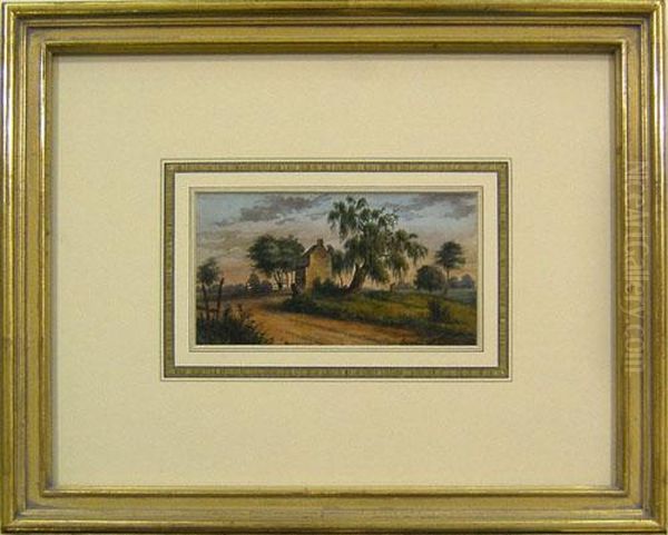 South Of Phila. Oil Painting by Kollner, Augustus