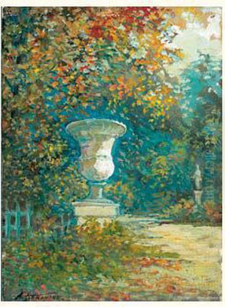 Versailles Oil Painting by Aleksej K. Korovin