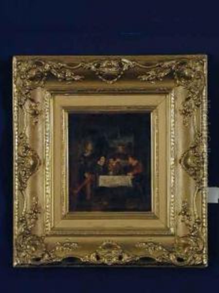 Lustige Gesellschaft Oil Painting by G.Hugo Kotschenreiter