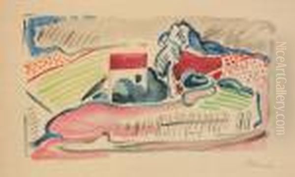 Dum V Krajine Oil Painting by Jaroslav Kral