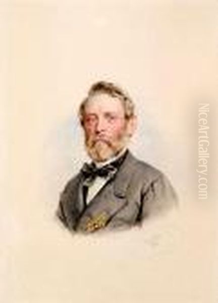 Kriehuber, Josef Oil Painting by Josef Nikolaus Kriehuber