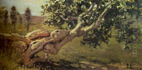 Paisaje Oil Painting by Fernando (cabrera) Canto