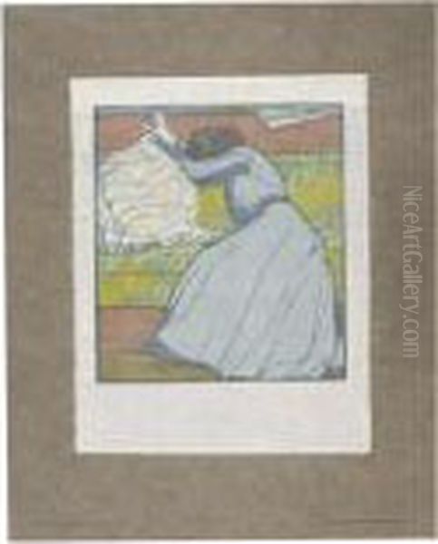 Untitled Oil Painting by Max Kurzweil