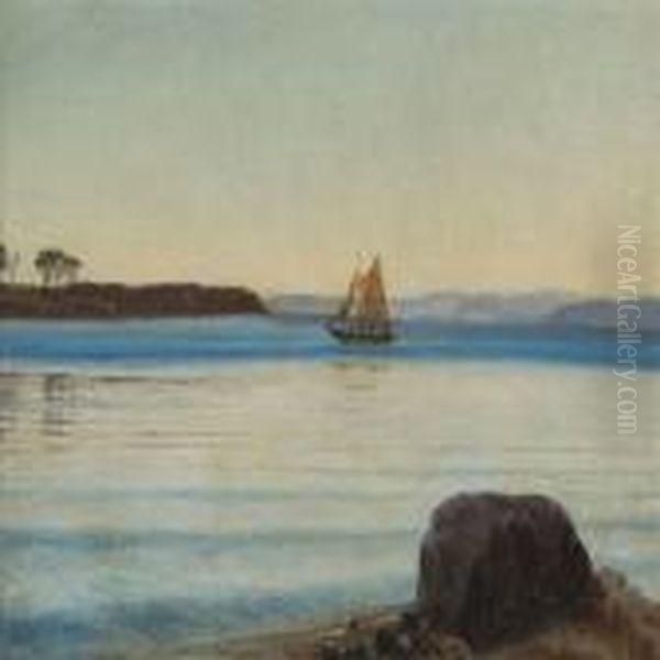 View From Hindsgavl Oil Painting by Vilhelm Kyhn