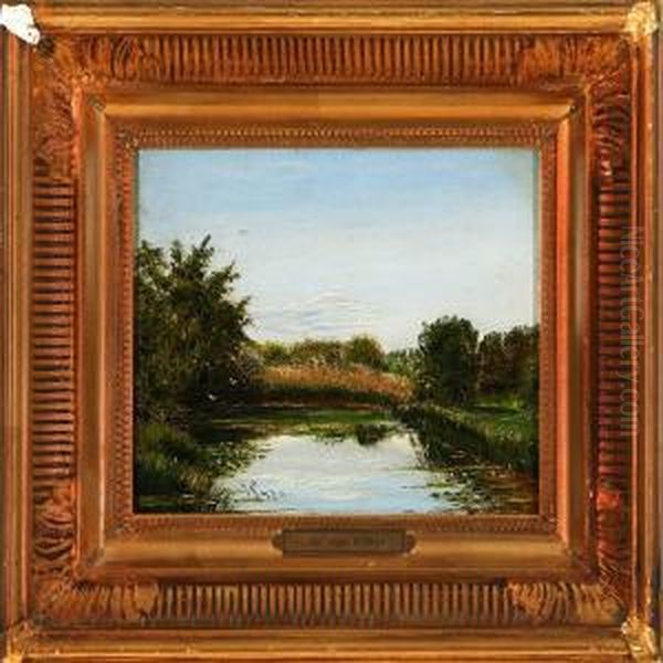 A Pair Of Landscapes Oil Painting by Vilhelm Kyhn