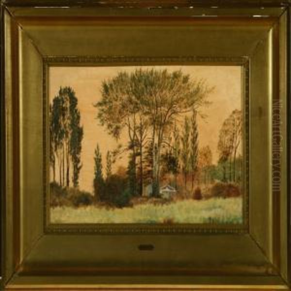 House On The Fringes Of The Forest Oil Painting by Vilhelm Kyhn