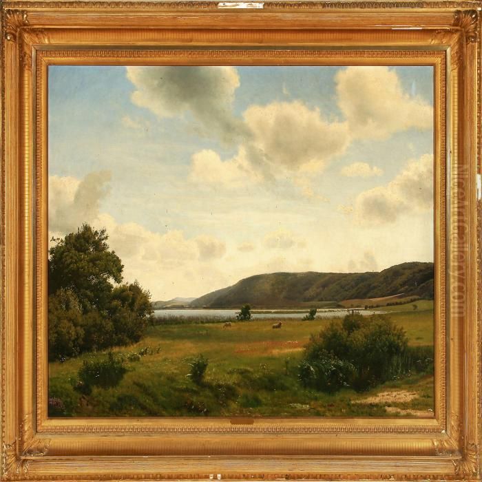 Summer Day In Jutland, Denmark Oil Painting by Vilhelm Kyhn