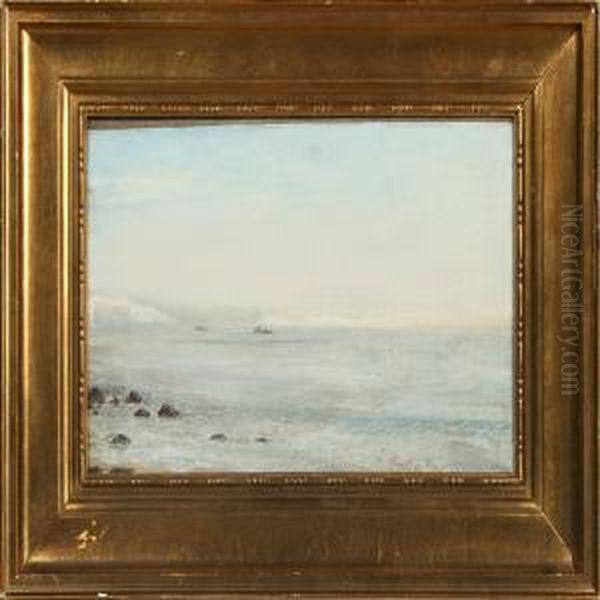 Stille So Ved Bornholms Kyst Oil Painting by Vilhelm Kyhn