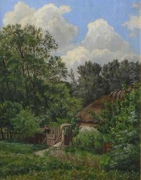 Chaumiere Oil Painting by Vilhelm Kyhn