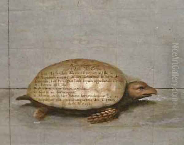 Terrestrial globe 36 Oil Painting by Vincenzo Maria Coronelli