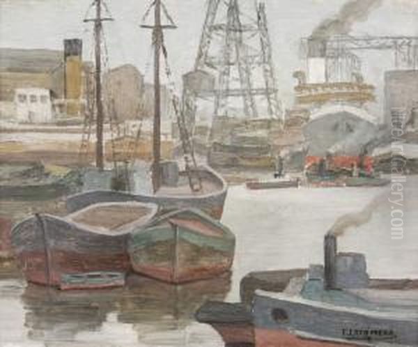 Riachuelo Oil Painting by Fortunato Lacamera