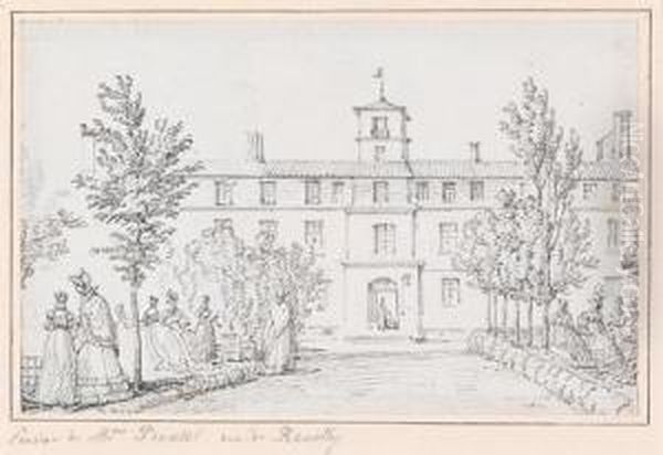 Landschaften Oil Painting by Louis Lafitte