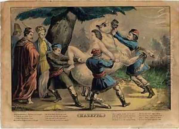 Mazeppa 4 Oil Painting by Currier