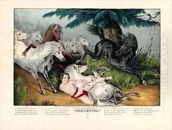 Mazeppa 3 Oil Painting by Currier