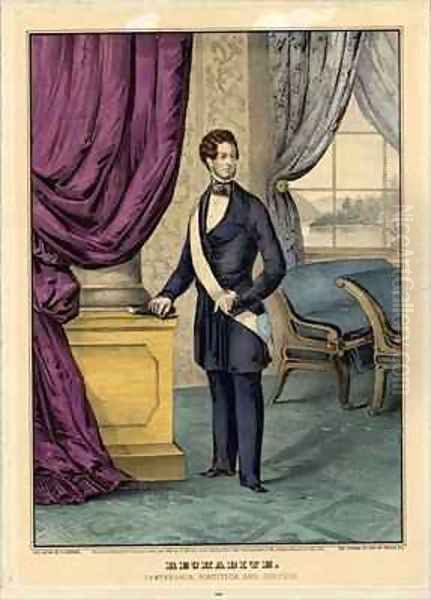 Rechabite Temperance Fortitude and Justice Oil Painting by Currier