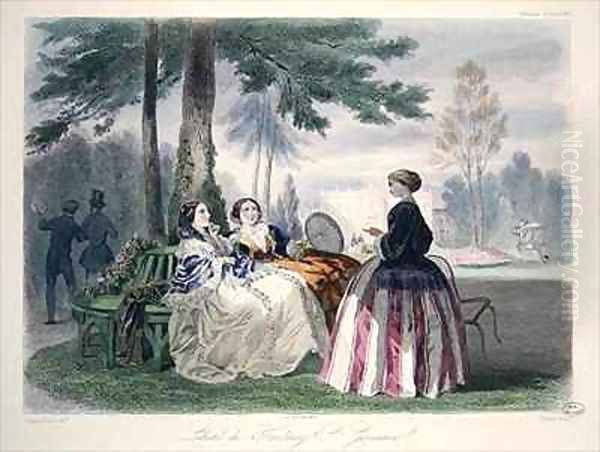 LHotel du Faubourg St Germain Oil Painting by Francois Claudius Compte-Calix