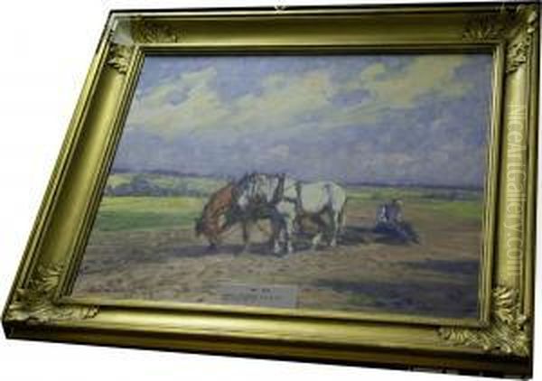 Vila Vid Harven. Oil Painting by Alexander Langlet