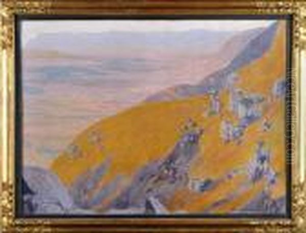 La Veleee De Kimpese Oil Painting by Fernand Lantoine