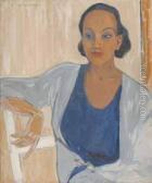 Suzy De Djibouti Oil Painting by Fernand Lantoine