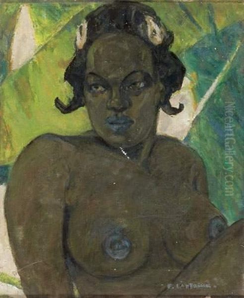 Indigene En Buste Oil Painting by Fernand Lantoine